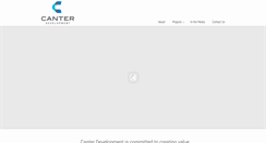 Desktop Screenshot of canterdevelopment.com