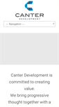 Mobile Screenshot of canterdevelopment.com